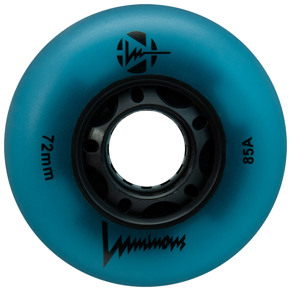 Luminous-72mm-Glow-Inline-Skate-Wheels-Blue-85a