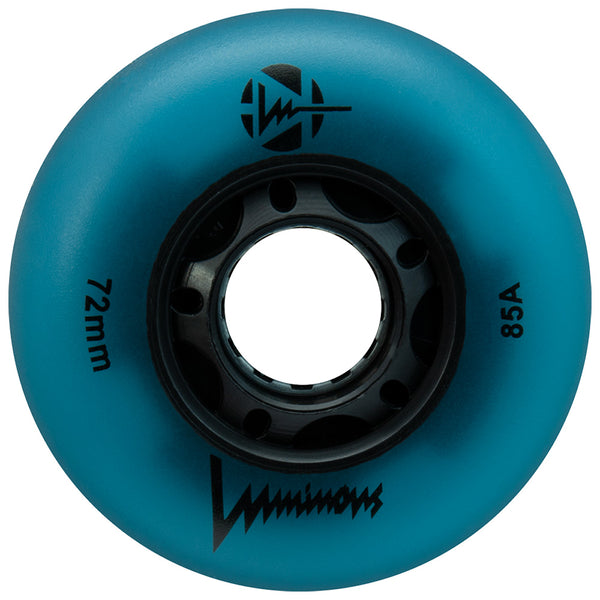 Luminous-72mm-Glow-Inline-Skate-Wheels-Blue-85a