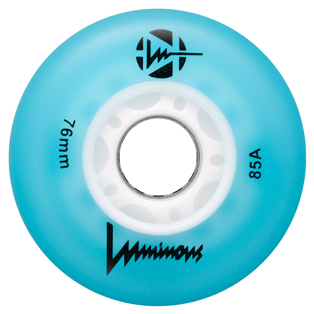 Luminous-76mm-Inline-Skate-Wheels-Blue-85a