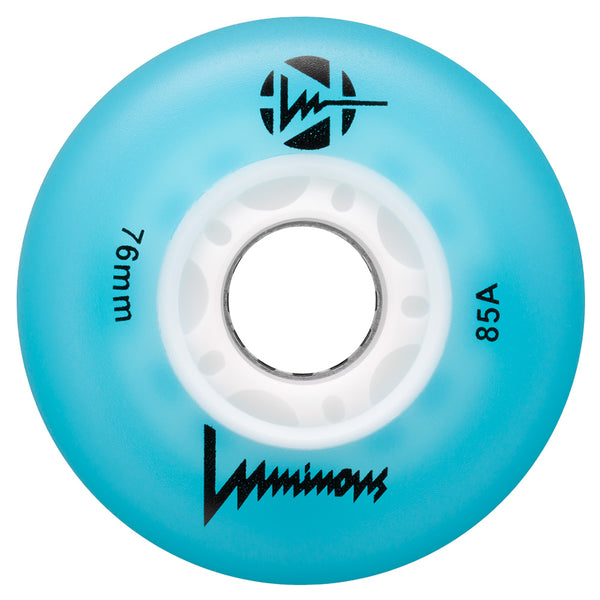Luminous-76mm-Inline-Skate-Wheels-Blue-85a