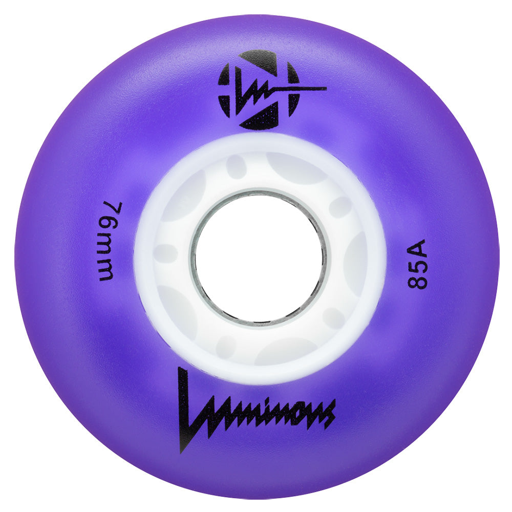 Luminous-76mm-Inline-Skate-Wheels-Purple-85a