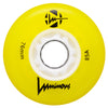 Luminous-76mm-Inline-Skate-Wheels-Yellow-85a