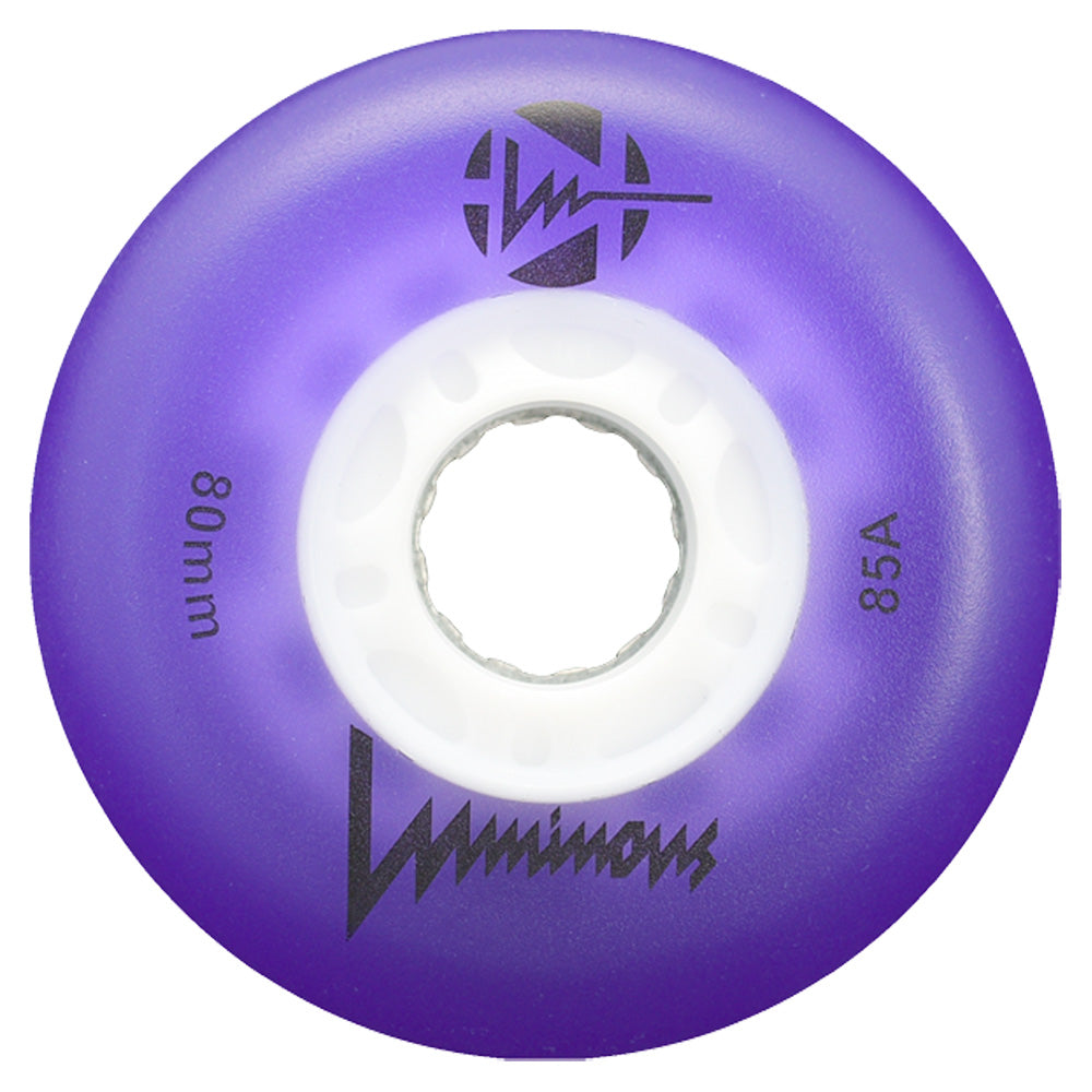 Luminous-LED-80mm-Inline-Skate-Wheel-Purple-85a