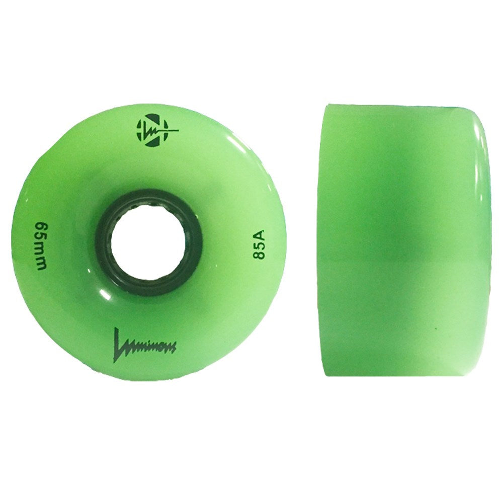 Luminous-Longboard-65mm-Wheel-Green