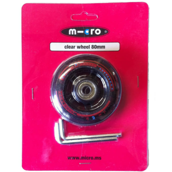 MICRO-Wheel-80mm-Clear