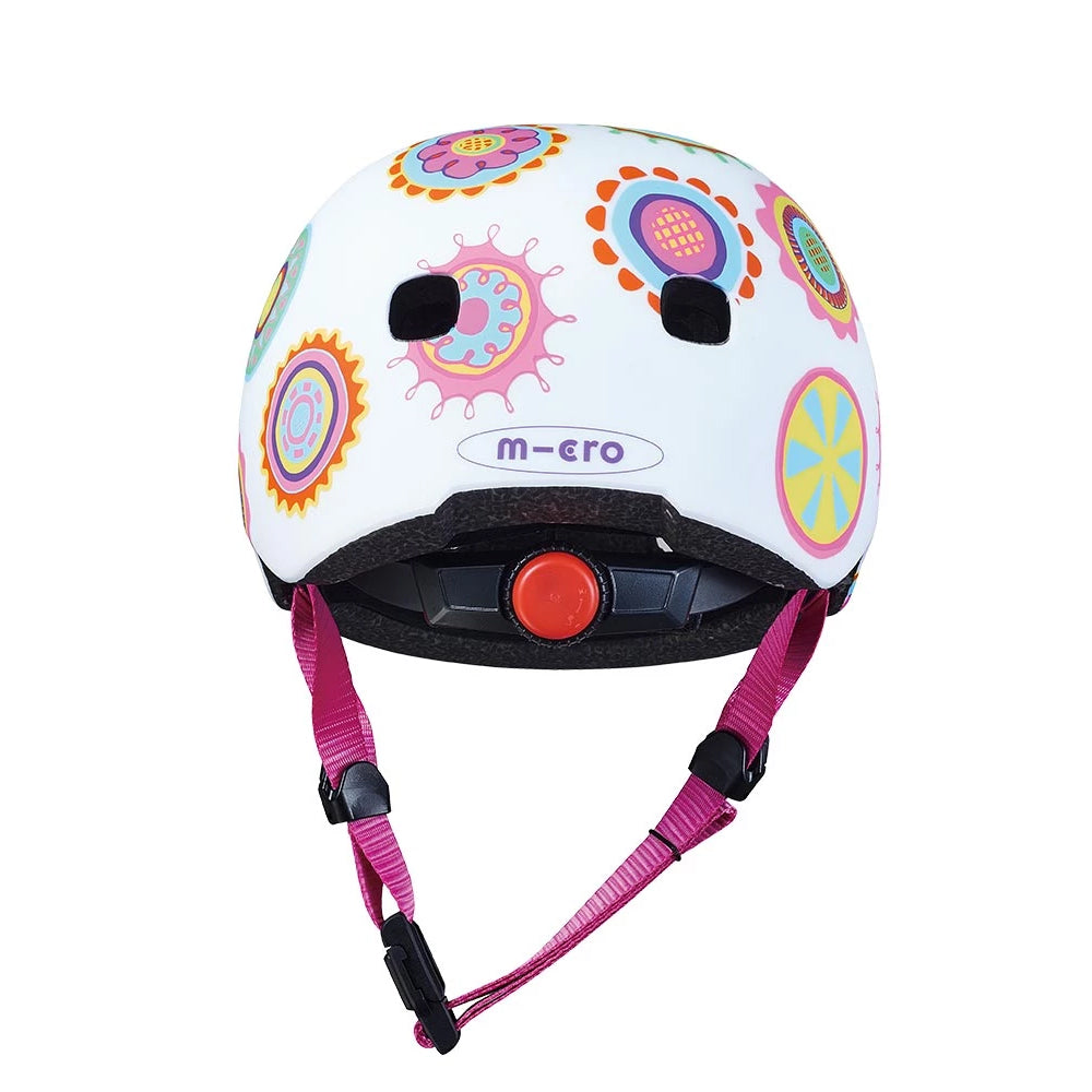 Micro-Patterned-LED-Bike-Rated-Helmet-Back-Doodle-Dots