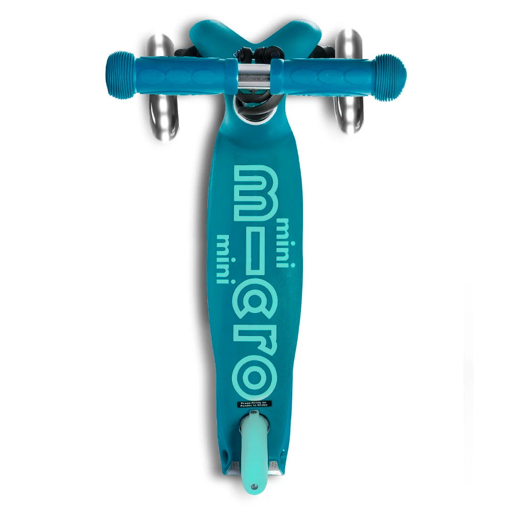 Micro-Mini-Deluxe-LED-Scooter-Aqua-Top-View