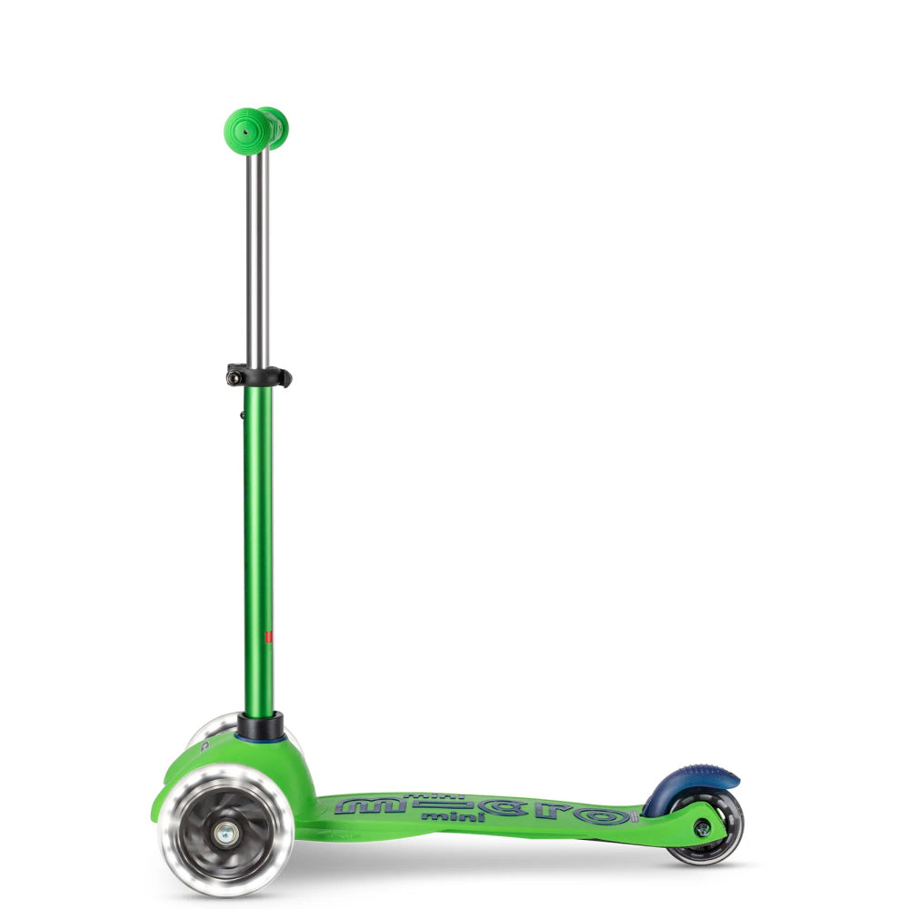 Micro-Mini-Deluxe-LED-Scooter-Green-Side-View
