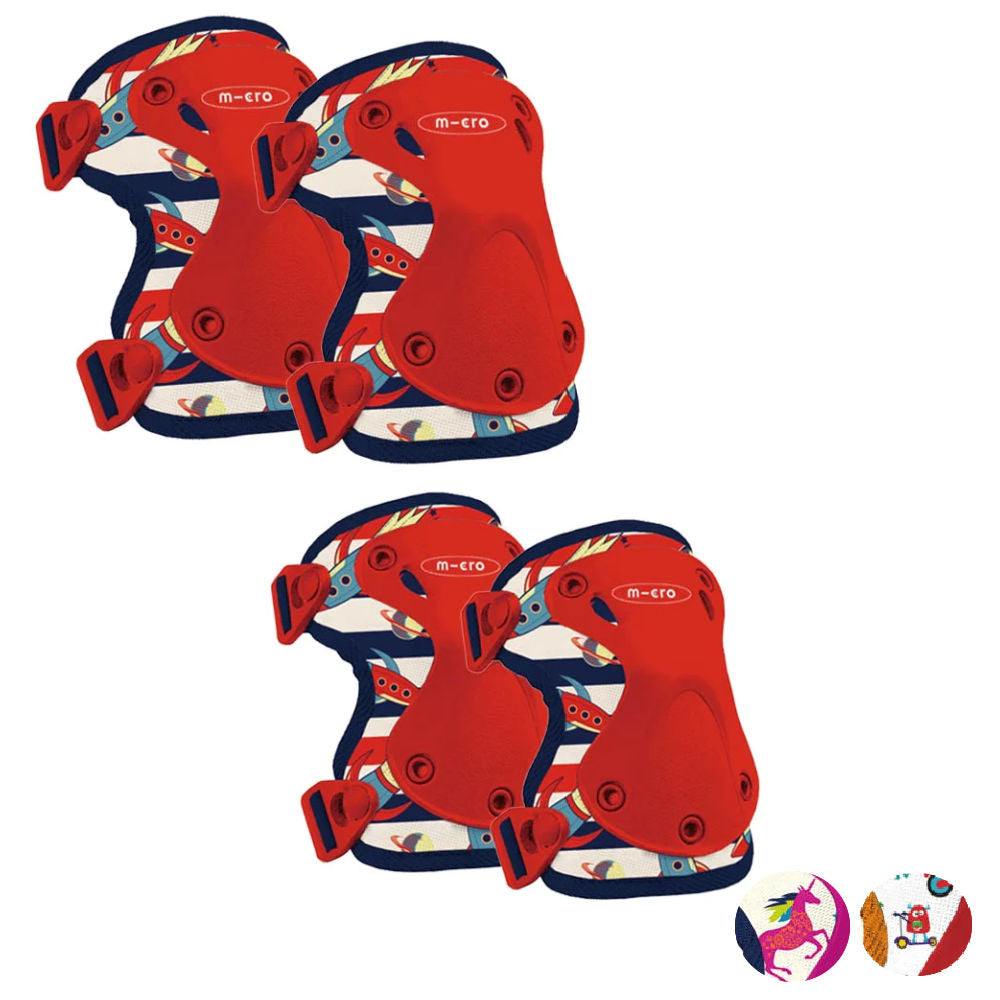 Micro Kids Patterned Protective Pad Set I Bayside Blades