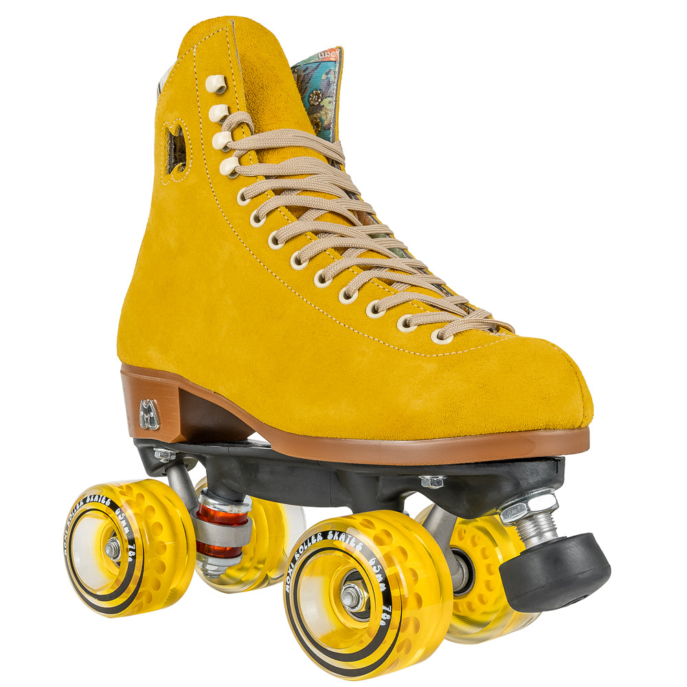 MOXI-Lolly-Retro-Roller-Skate-Pineapple-Yellow