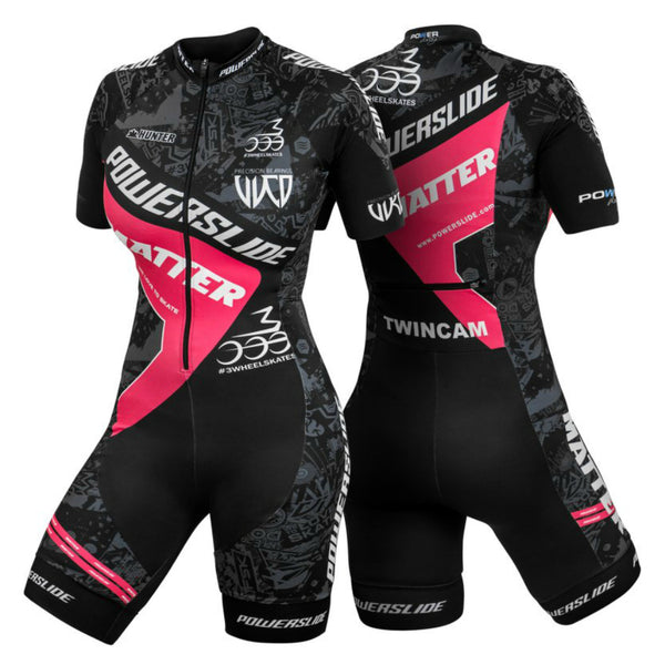  POWERSLIDE-Ladies-Skinsuit-Front-And-Back