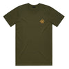 Parallel-Spiral-Tee-Khaki-Front-View