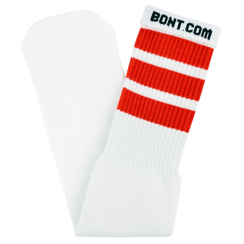 Bont-Skate-Tube-Sock-Like-It's-Hot-Red