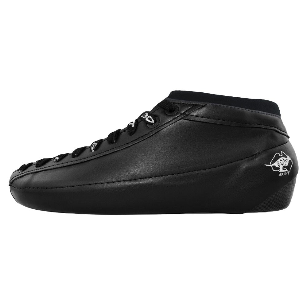 Bont-Quad-Racer-Carbon-Boot-Black-Leather-Side-View