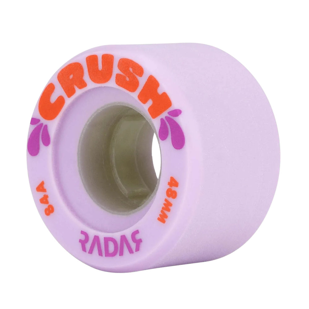 Radar-Crush-Rollerskate-Wheel-Lavender-84a-Angle-