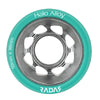 Radar-Halo-Alloy-Roller-Skate-Wheel-Teal-95a