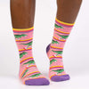 Sock -It -To -Me -Crew -Womens-Socks - Rawr-ler Rink-legs