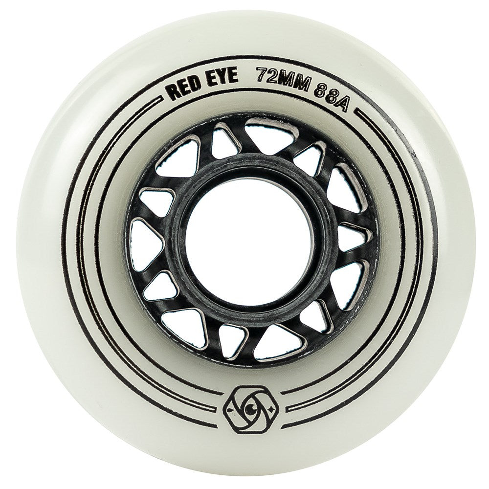 Red Eye Team 72mm Inline Skate Wheel 4pack Bayside Blades