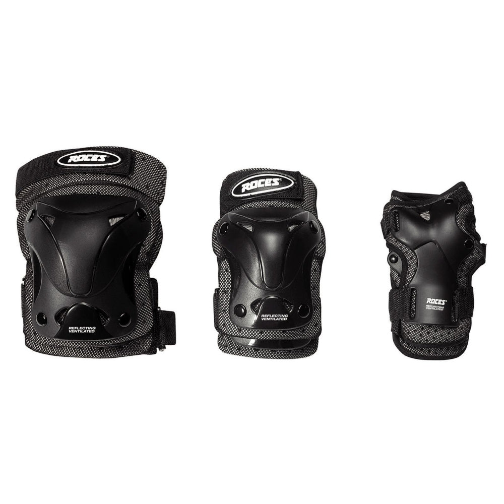 Roces-Junior-Ventilated-Triple-Pack-Black