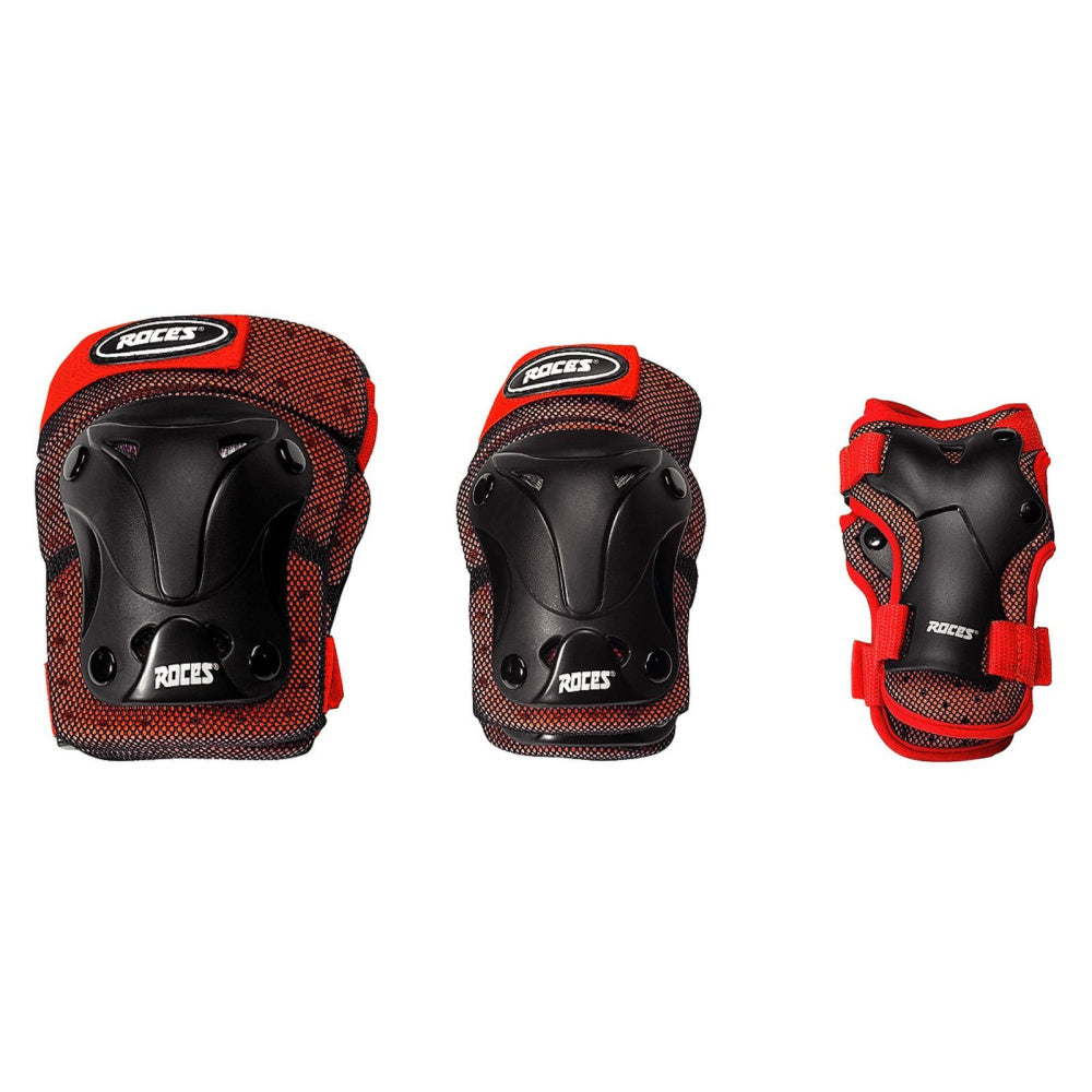 Roces-Junior-Ventilated-Triple-Pack-Red