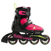 Rollerblade-Microblade-Junior-Adjustable-inline-skate-2023-Pink- Green