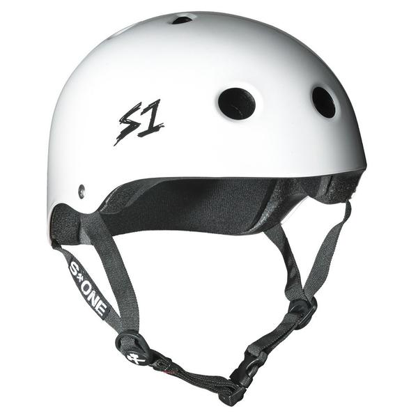 S-One Certified Bike Skate Scooter Helmet White