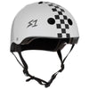 S-One-Lifer-Helmet-Gloss-White-Black-Checkers