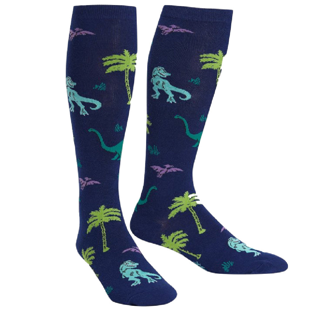 Sock-It-To-Me-Knee-High-Womens-Socks---Land-of-the-Dino