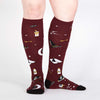 Sock-It-To-Me-Knee-High-Womens-Socks---Spells-Trouble-Legs