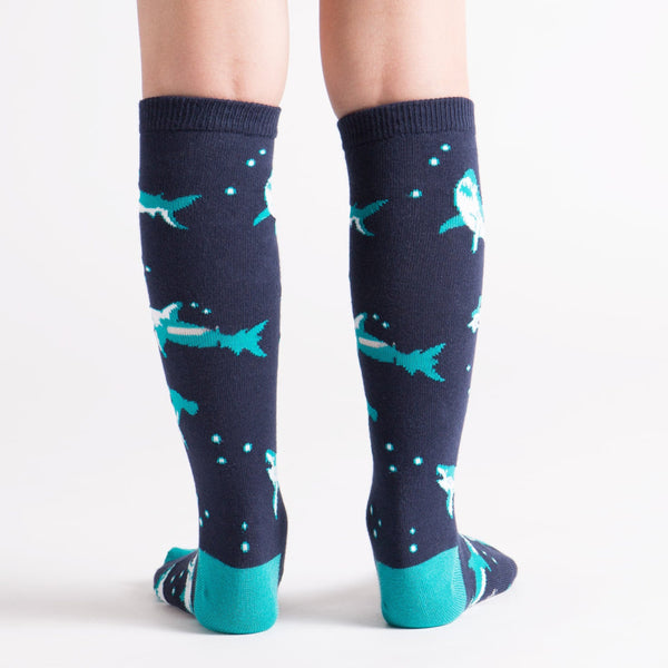 Sock-It-To-Me-Knee-High-Junior-Socks---Shark-Attack-Legs