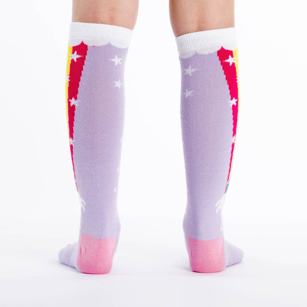 Sock-It-To-Me-Knee-High-Socks-Junior- Rainbow-Blast-Legs