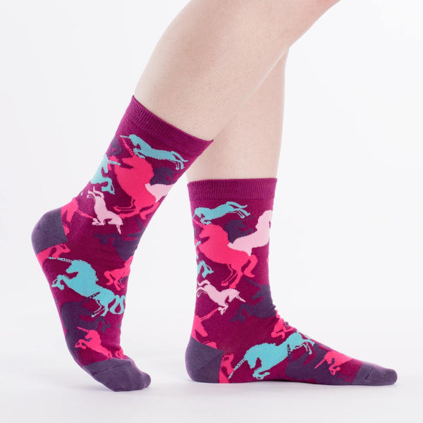 SOCK IT TO-ME-Crew-Womens-Mythical-Unicorns-Legs