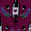 SOCK-IT-TO-ME-Women's-crew-Wine-socks-detail