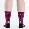 SOCK-IT-TO-ME-Women's-crew-Wine-socks-back