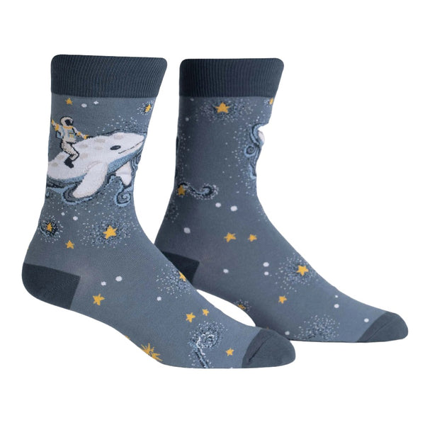 Sock-It-To-Me-Crew-Mens-Socks---Cosmic-Cetacean