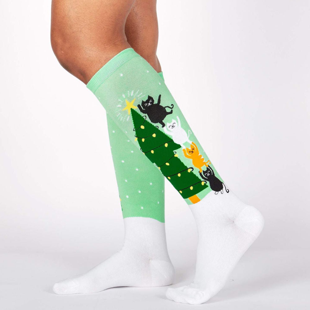 Sock-It-To-Me-Crew-Womens-Socks-Naughty-Or-Nice-Legs