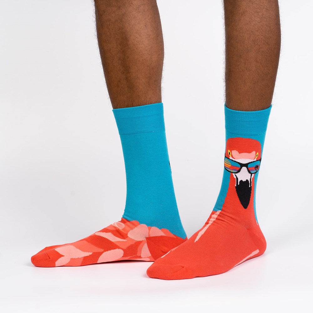 Sock-It-To-Me-Ready-To-Flamingle-Mens-Crew-Socks-Lifestyle-Pair