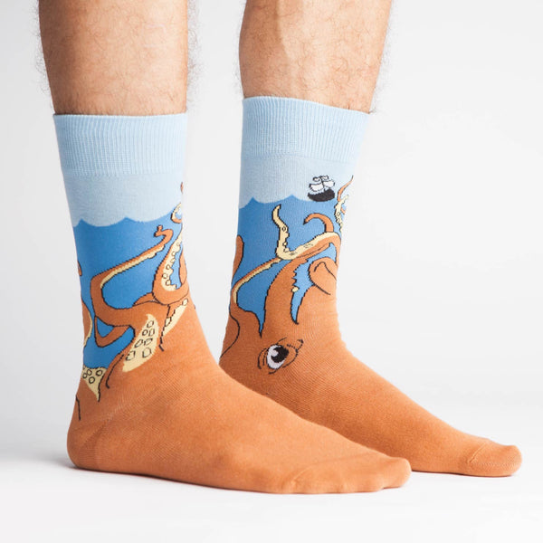 Sock-It-To-Me-Crew-Mens-Socks - Squid-O-legs