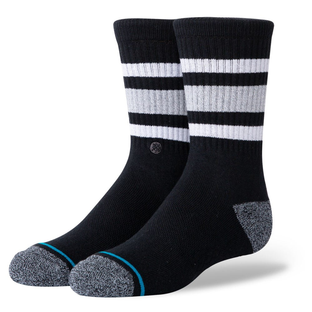 Stance-Boyd-St-Kids-Sock-Black-And-White-Stripe-Pair