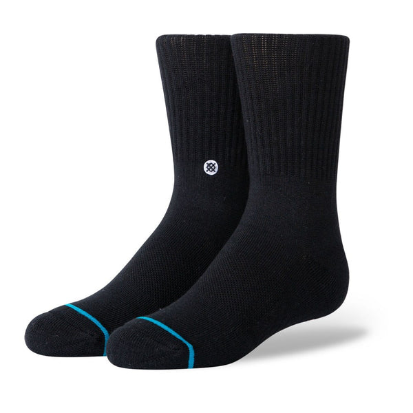 Stance-Icon-St-Socks-Black-Kids-Pair