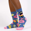 Sock-It-To-Me- Crew-Womens-Socks - -Summer-Puggin'-legs