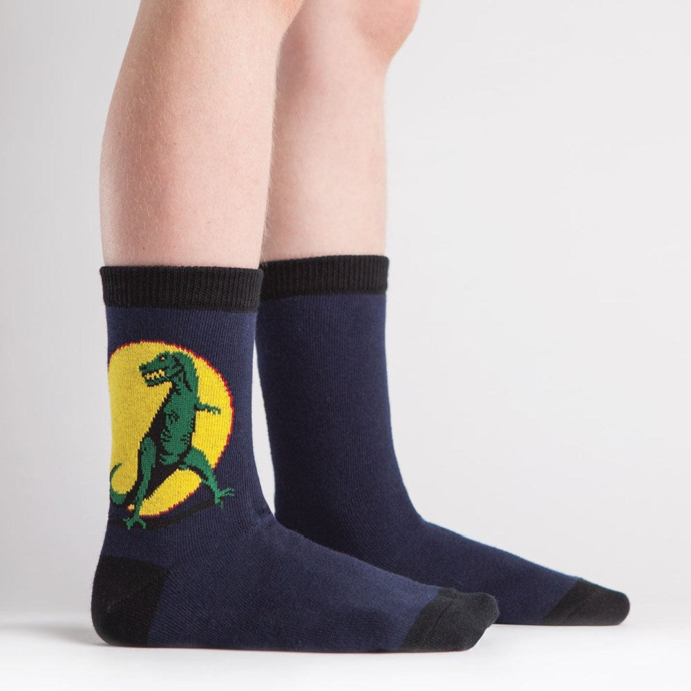 Sock-It-To-Me-Crew-Junior- Socks-T-Rex