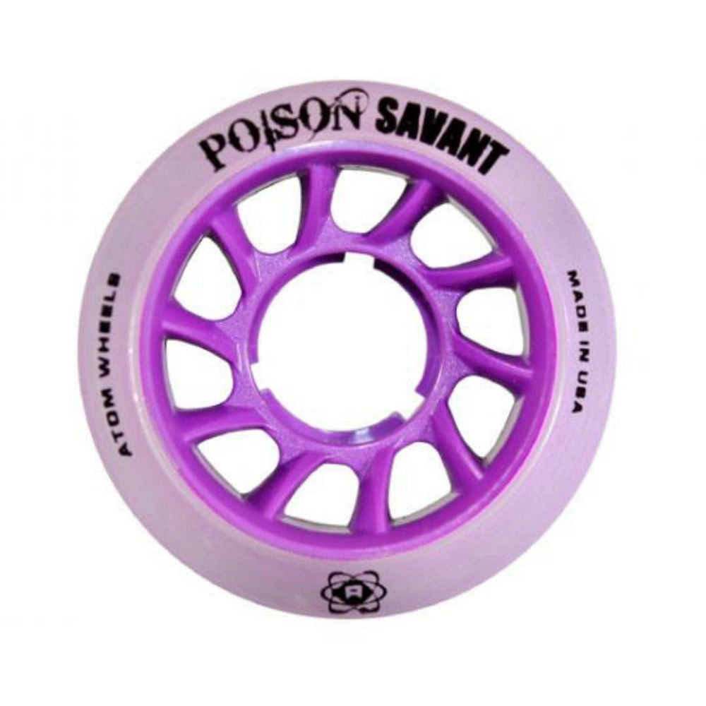 ATOM-Savant-Poison-4pack-of-Roller-Skate-Wheel - Purple