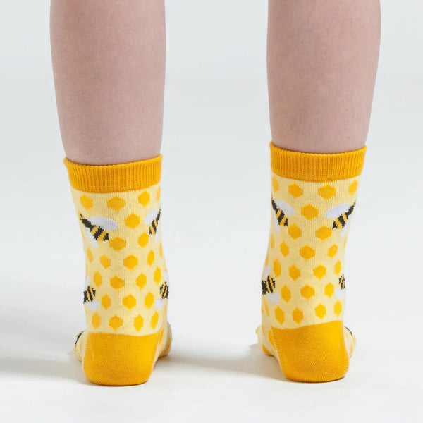 Sock-It-To-Me-Crew-Junior-Socks---Bee's-Knees-Legs