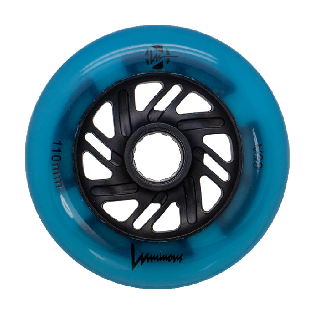 Luminous-LED-Light-Up-Inline-Skate-Wheel-110mm-Blue