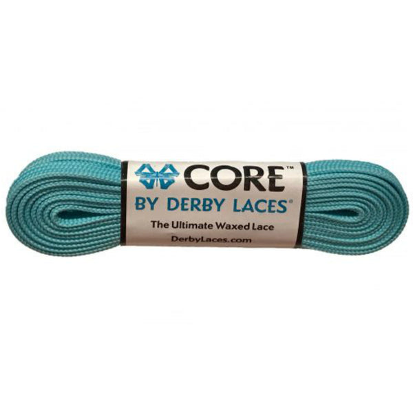 Derby Laces Core 6mm skate laces pastel aqua