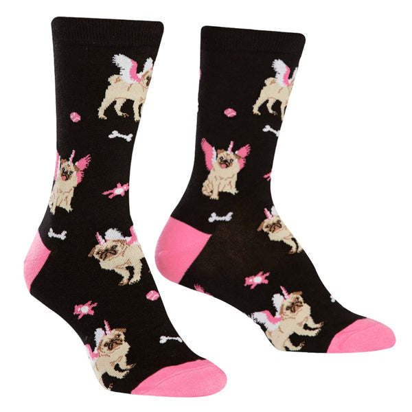 Sock-It-To-Me-Crew-Womens-Socks - Pugasus