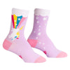 Sock-It-To-Me-Crew-Womens-Socks - Rainbow-Blast