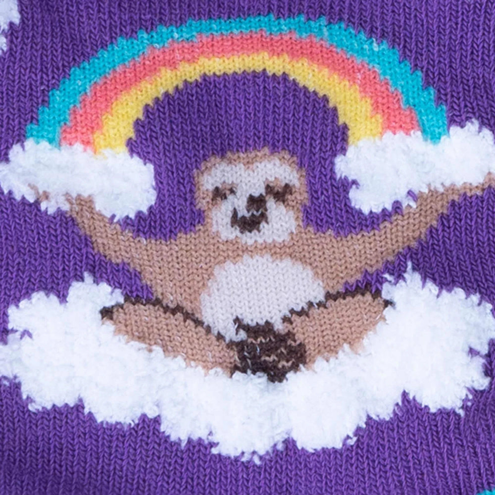 Sock-It-To-Me-Crew-Junior-Socks---Sloth-Dreams-Detail