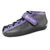 BONT Hybrid Fibreglass Custom Quad Boot  -Black with Purple Trim